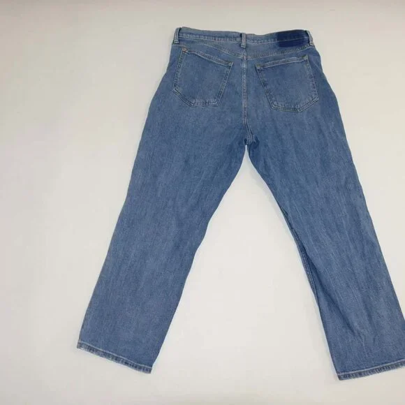 Abercrombie & Fitch Women's Ankle Straight Ultra High Rise Jeans Size 14 / 32 - Picture 5 of 6